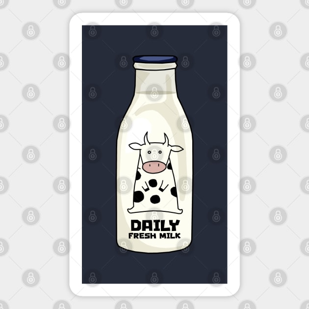 Daily Fresh Milk Magnet by KewaleeTee